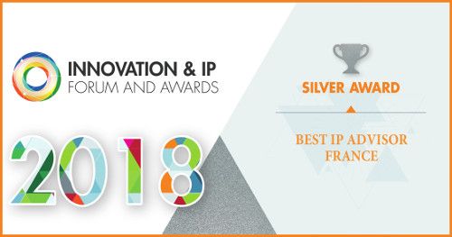 IPSIDE Silver Award Best IP Advisor France 2018