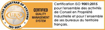 Certification ISO 9001