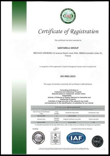 ISO 9001-0010- EN - BREVALEX GRENOBLE - 06-06-2022