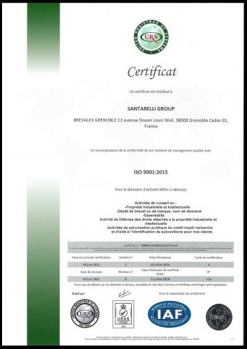 ISO 9001-0010- FR - BREVALEX GRENOBLE - 06-06-2022